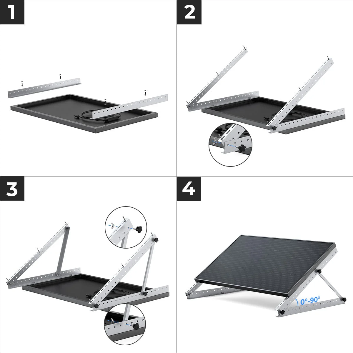 EcoFlow 28'' Tilt Mount Bracket - Image 3