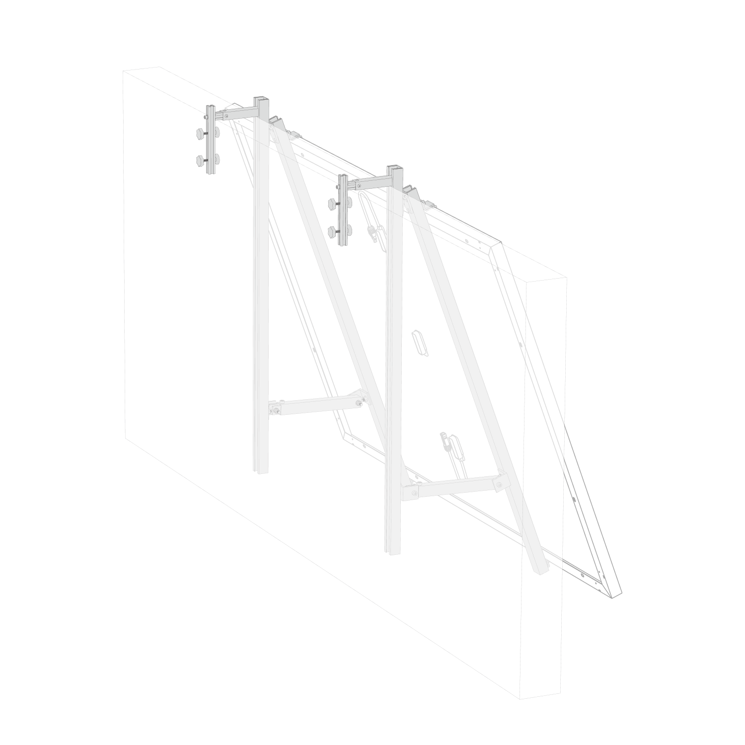 EcoFlow Bracket - Concrete Balcony - Image 2