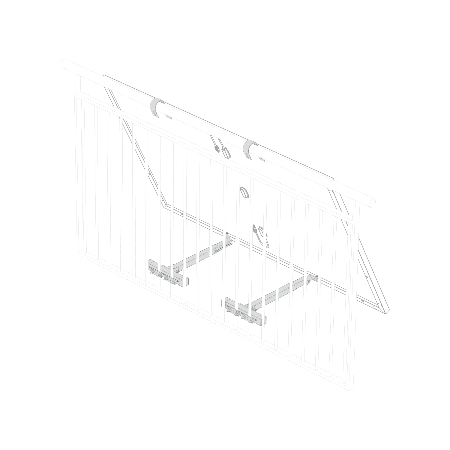 EcoFlow Bracket - Lattice Balcony - Image 2