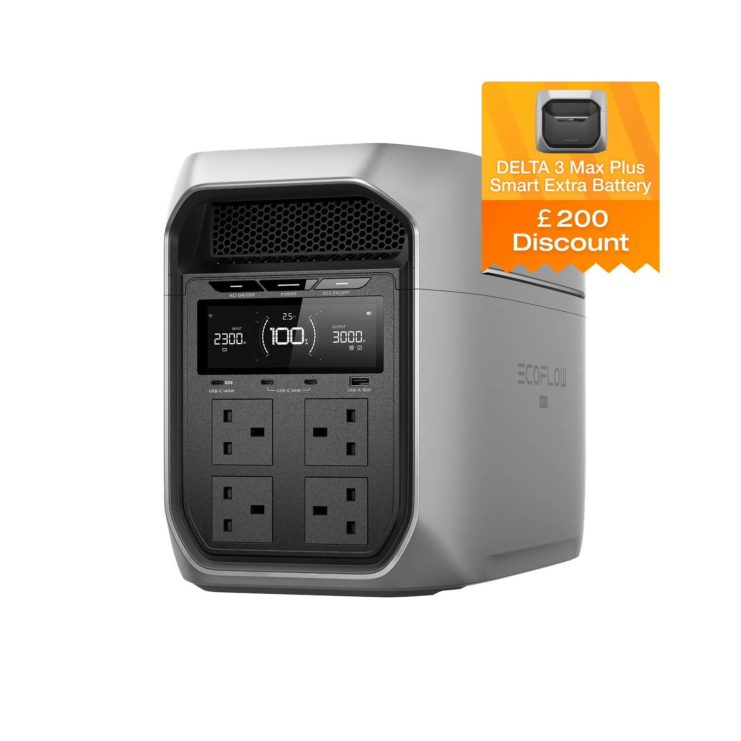 EcoFlow DELTA 3 Max Plus Smart Extra Battery - Image 3