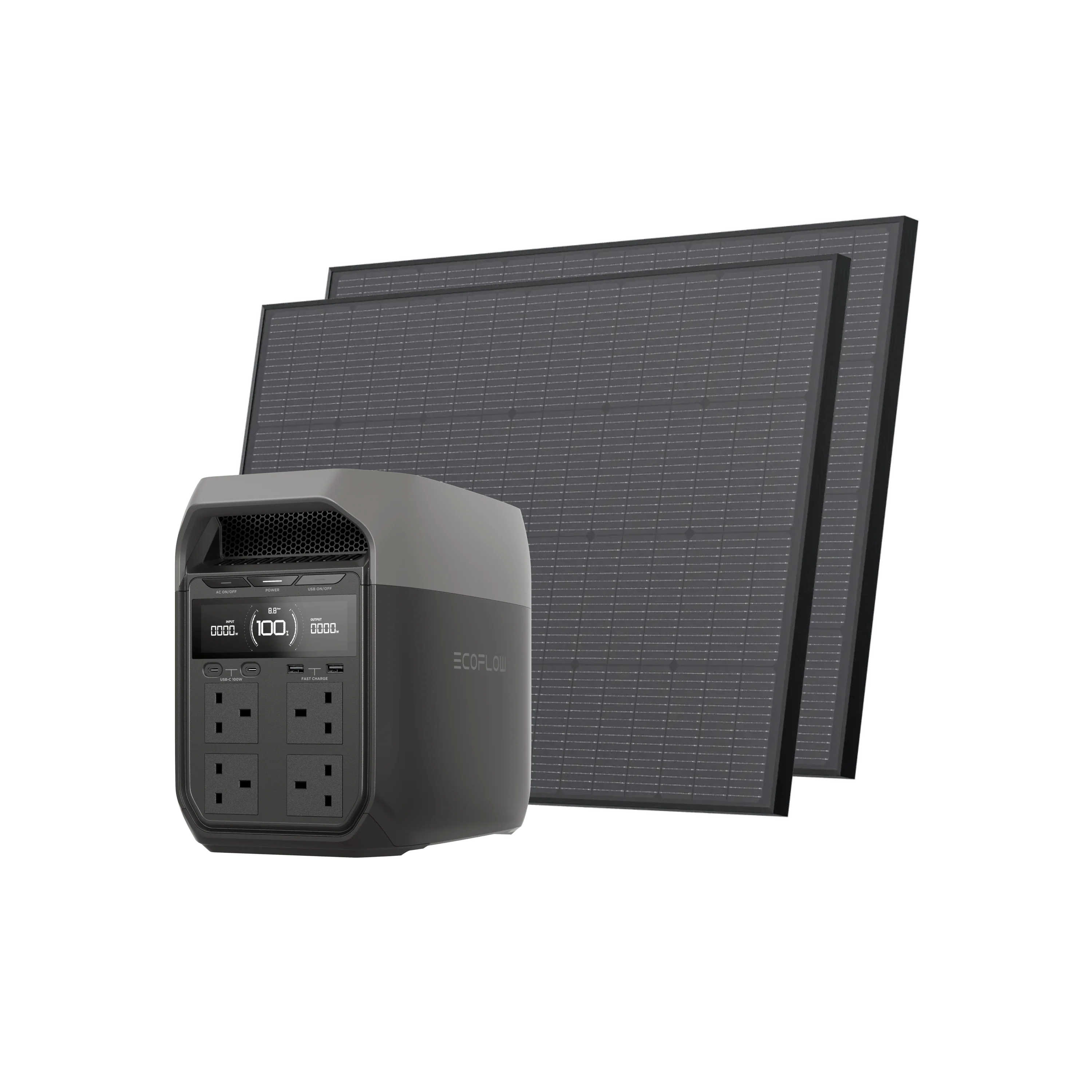 EcoFlow DELTA 3 Series Solar Generator (Rigid PV175W) - Image 4