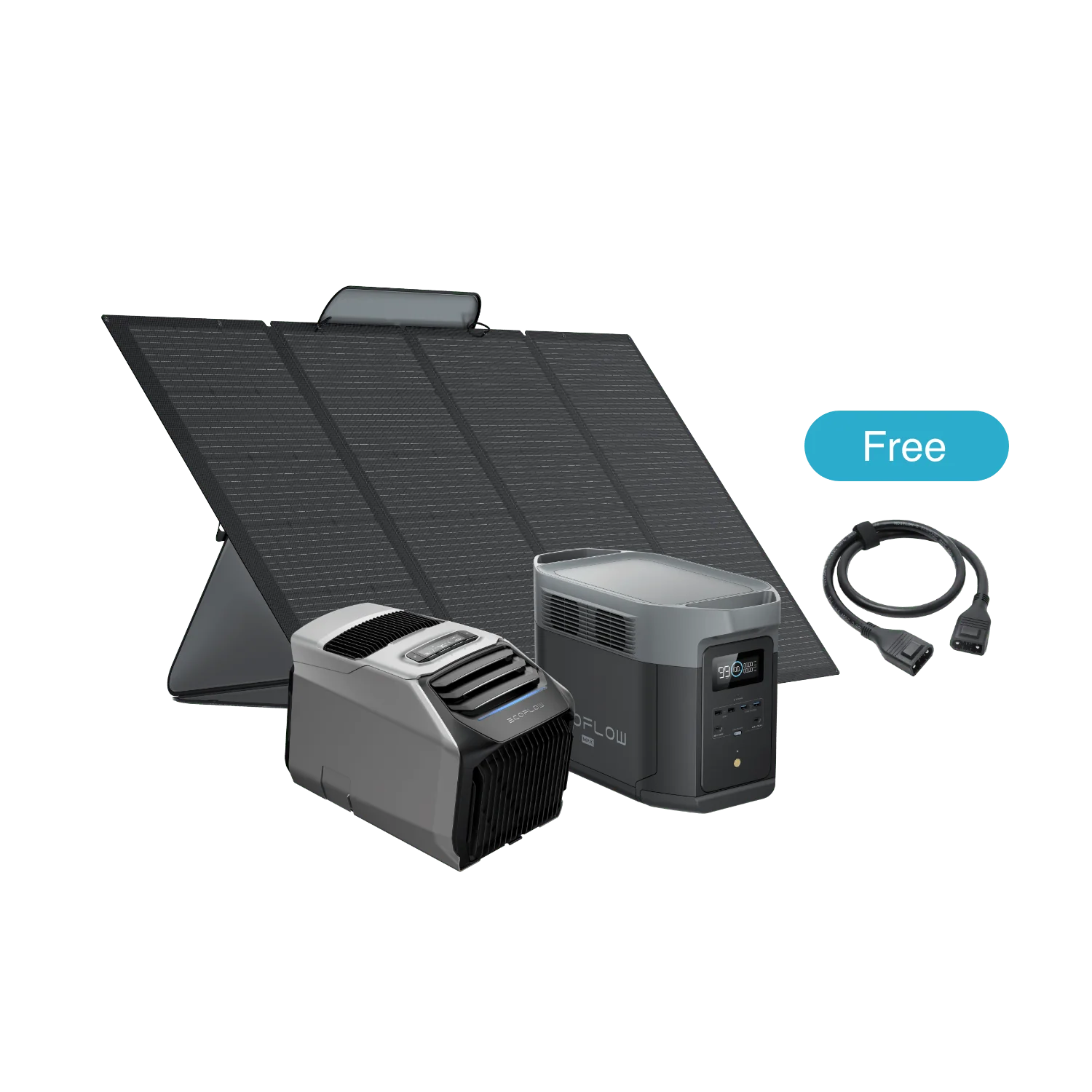 EcoFlow WAVE 2 +EcoFlow DELTA 2 Max + 400W Portable Solar Panel + XT150 - Image 2