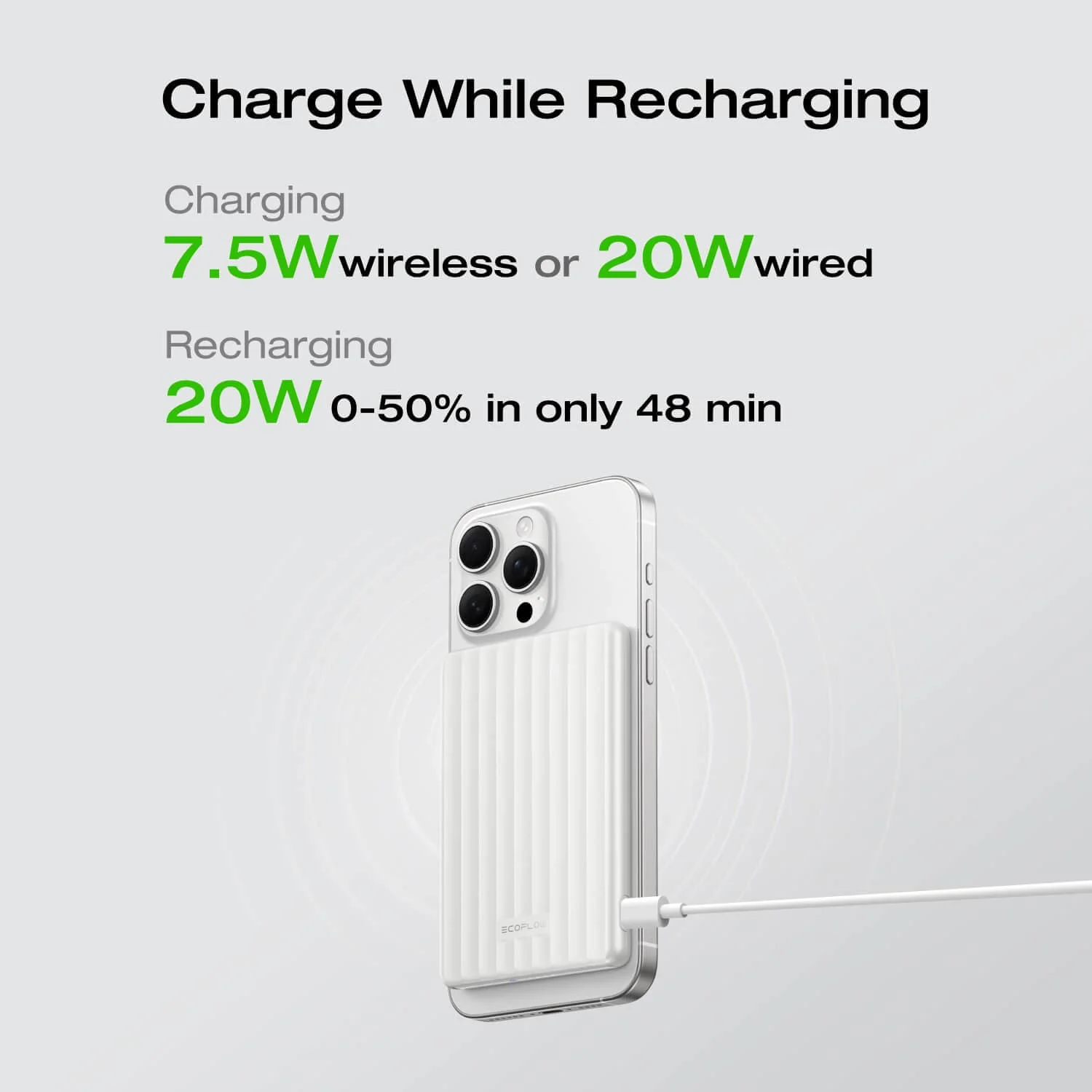 EcoFlow RAPID Mag Power Bank (5,000mAh, 7.5W, Magnetic Charging) - Image 11