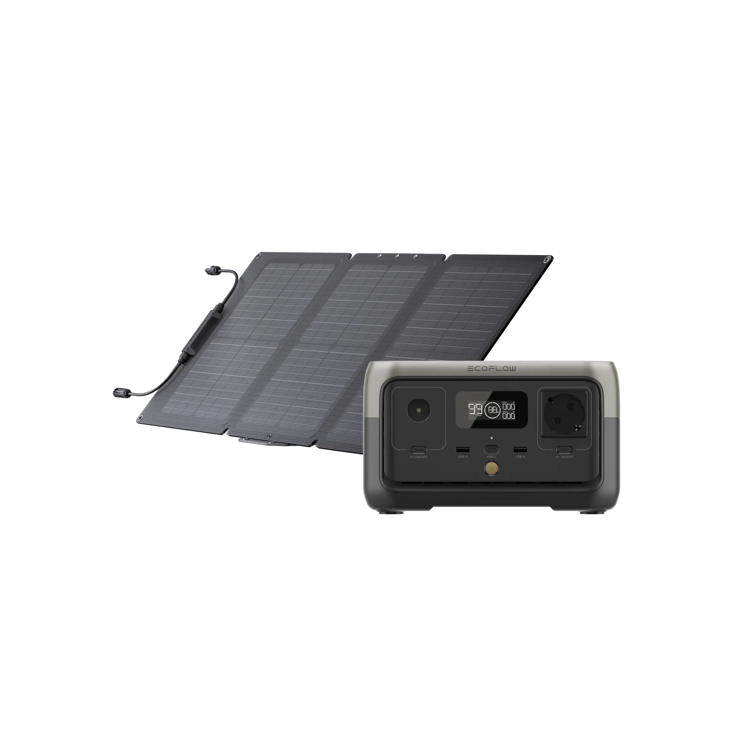 EcoFlow RIVER 2 Solar Generator (PV60W)